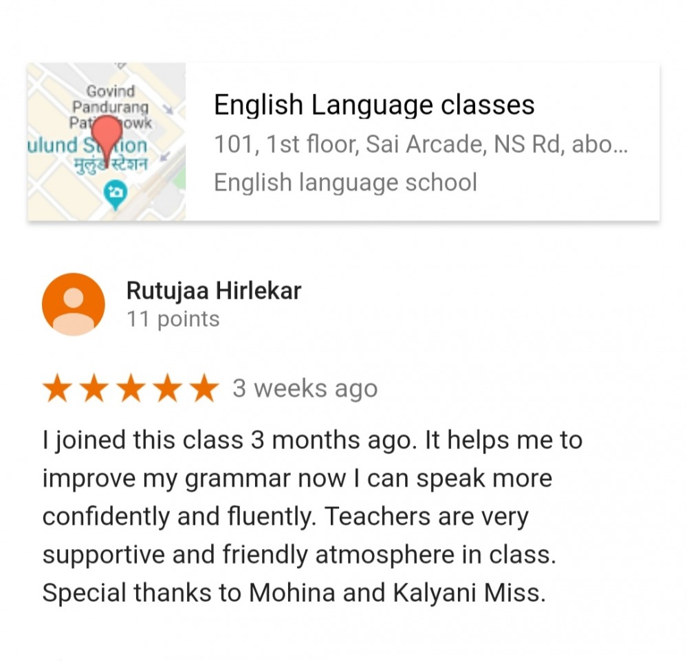 English Language Classes